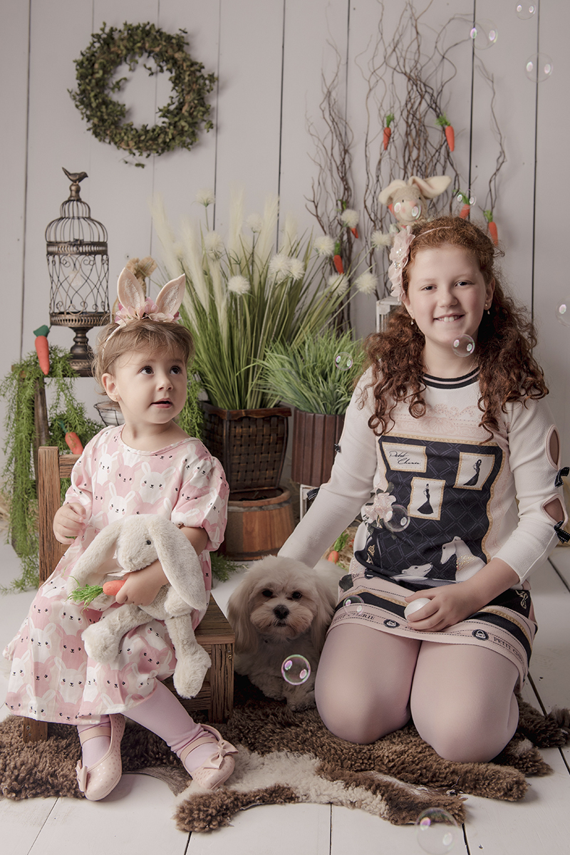 Foto criança em caxias do sul fotografa morgana perini meninas orelha coelho