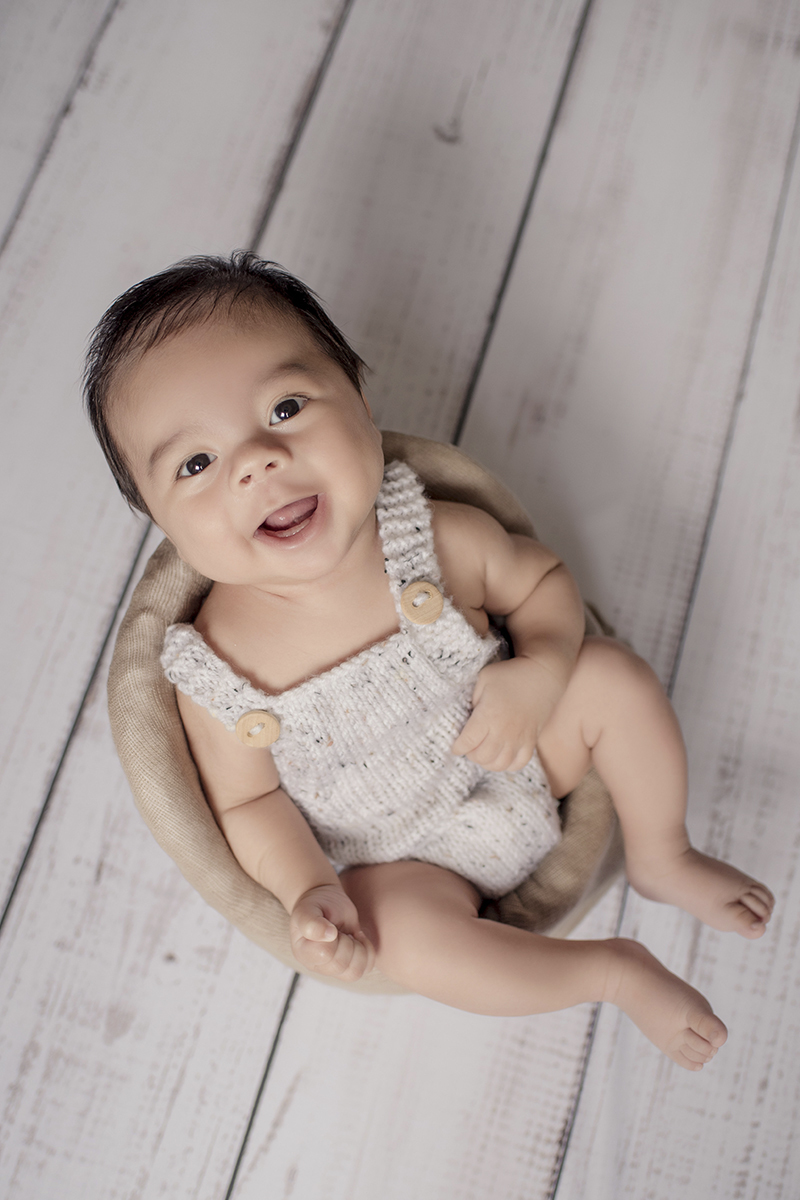 Foto de bebe em caxias do sul fotografa morgana perini bebe sorrindo