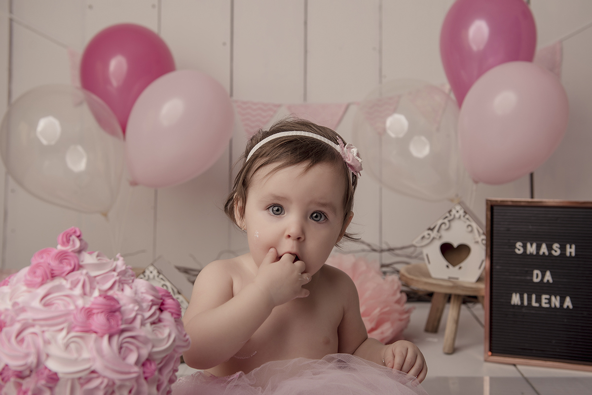 Foto de bebe em caxias do sul fotografa morgana perini smash the cake 