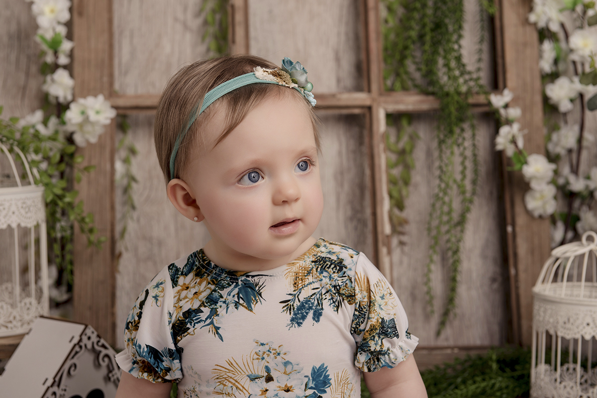 Foto de bebe em caxias do sul fotografa morgana perini bebe loira vestido floral