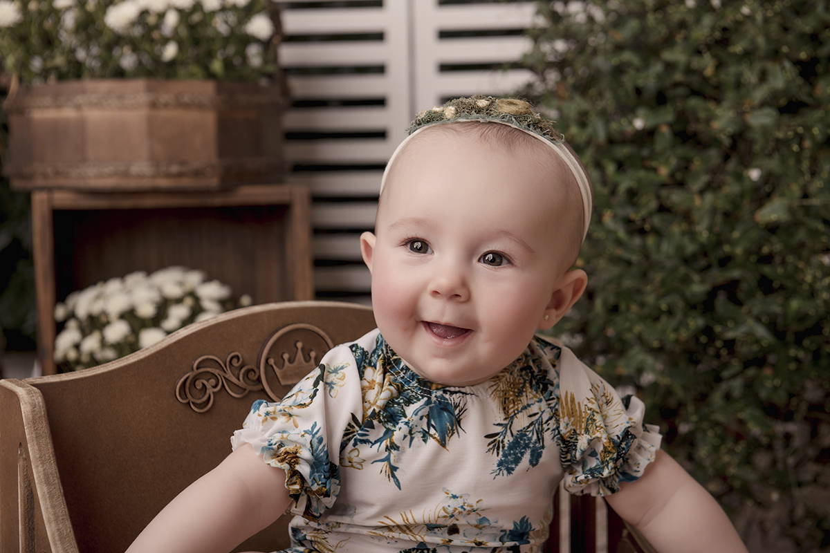 Foto de bebe em caxias do sul fotografa morgana perini bebe vestido floral