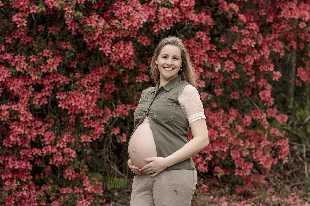 Foto de gestante em caxias do sul fotografa morgana perini gestante flores 