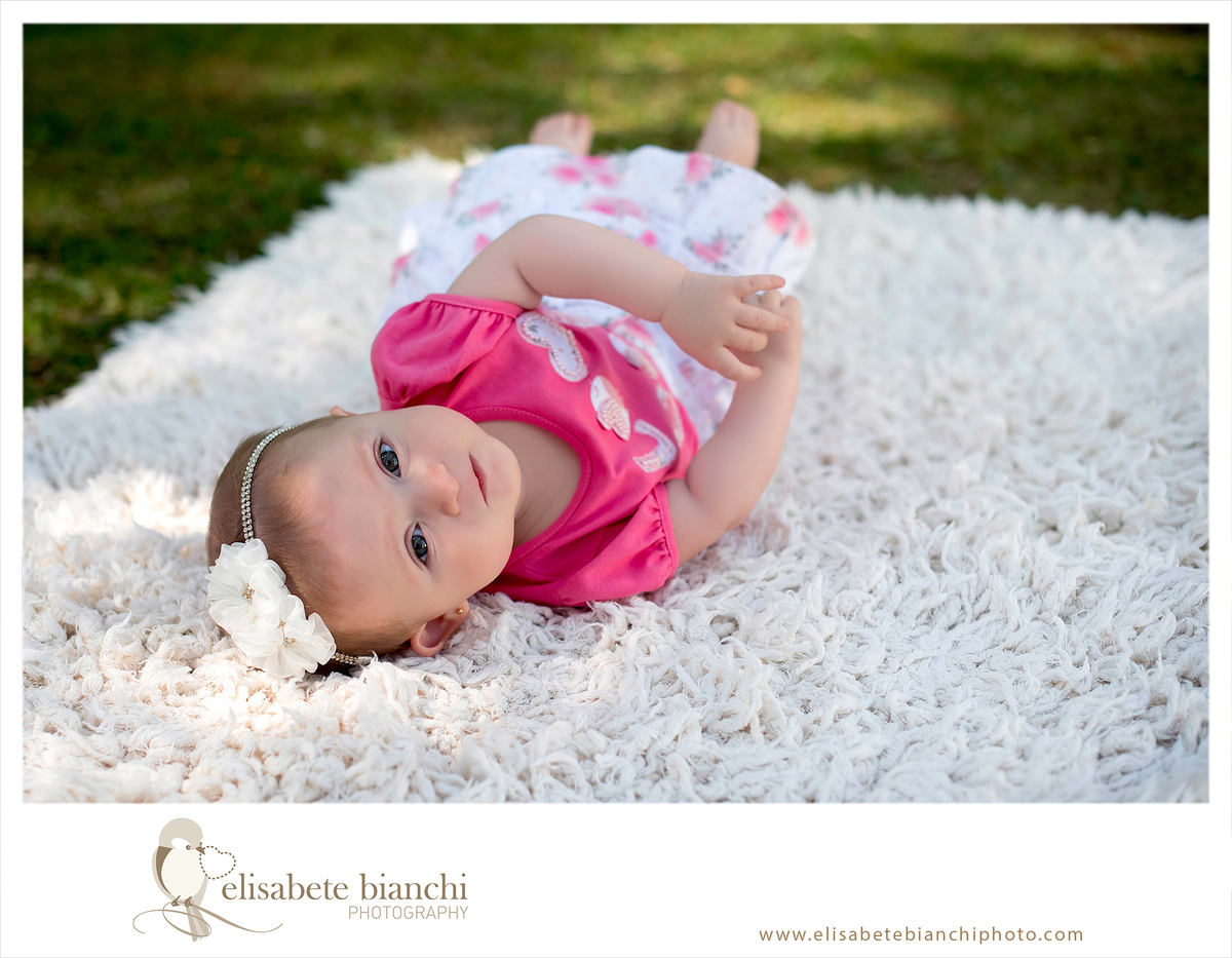 Fotos de 6 meses acompanhamento bebê fotografia Caxias do Sul