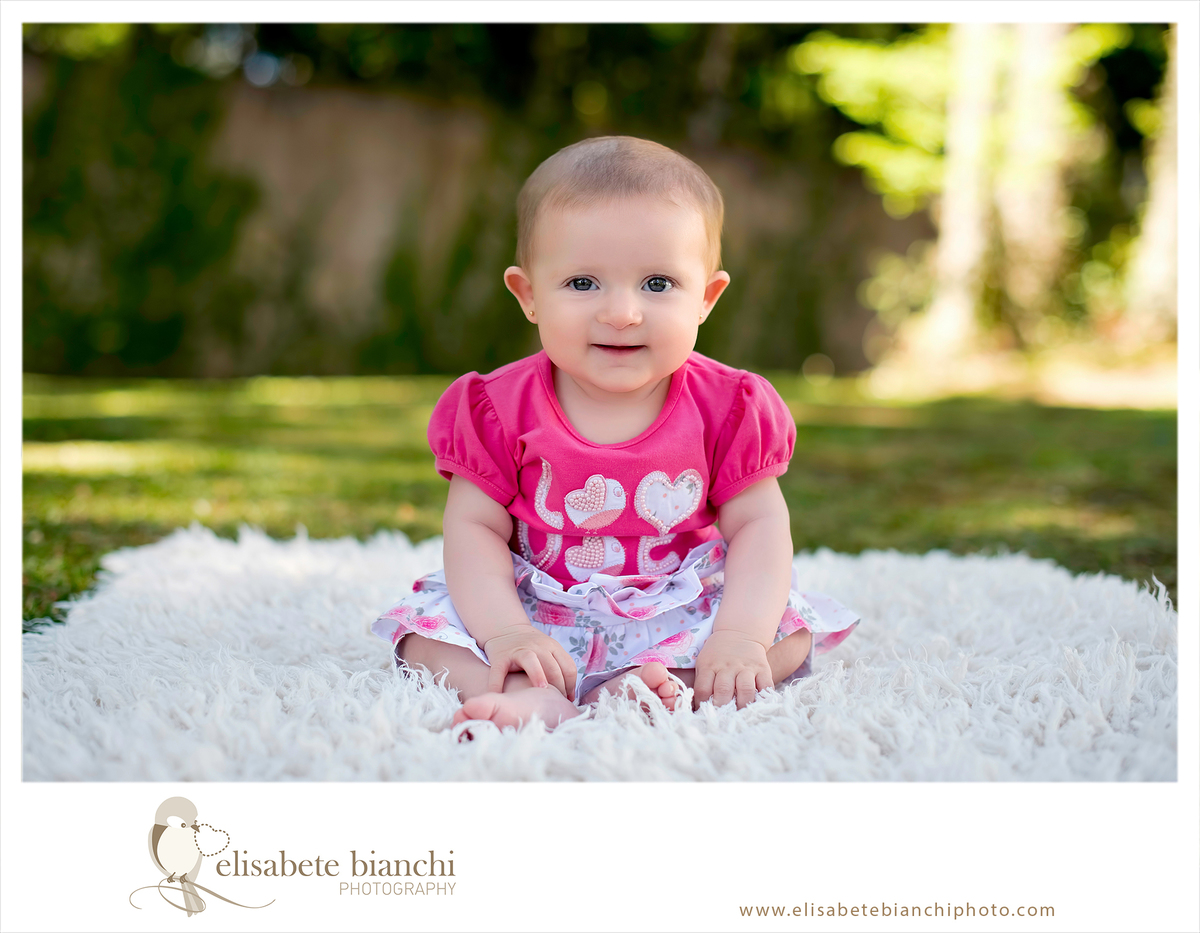 Fotos de 6 meses acompanhamento bebê fotografia Caxias do Sul