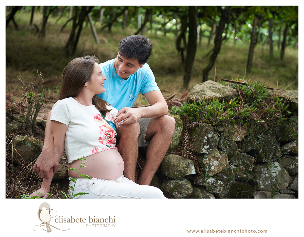 gestação ensaio fotográfico externo Caxias do Sul parreiral