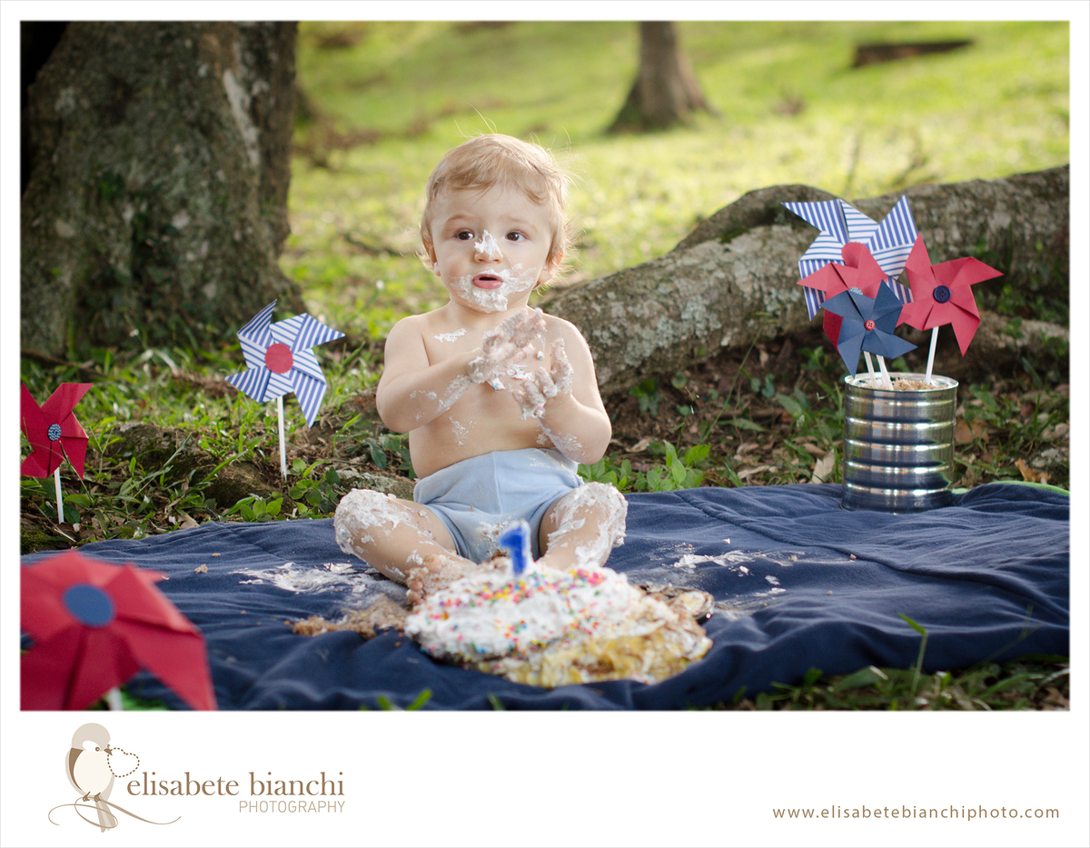 Smash the Cake fotografia bebê Caxias do Sul