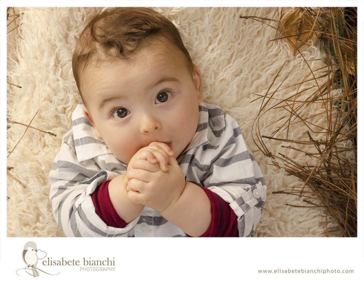 Fotografia bebê 6 meses acompanhamento trimestral Caxias do Sul
