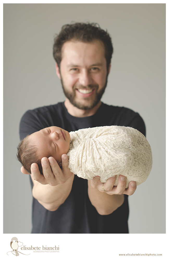 newborn ensaio recém-nascido Caxias do Sul pai