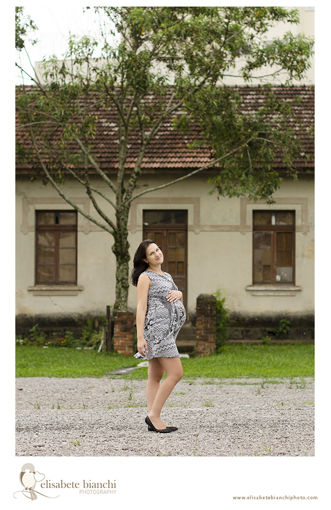 Ensaio Gestante sessão fotográfica gestação gêmeos estação férrea Caxias do Sul 