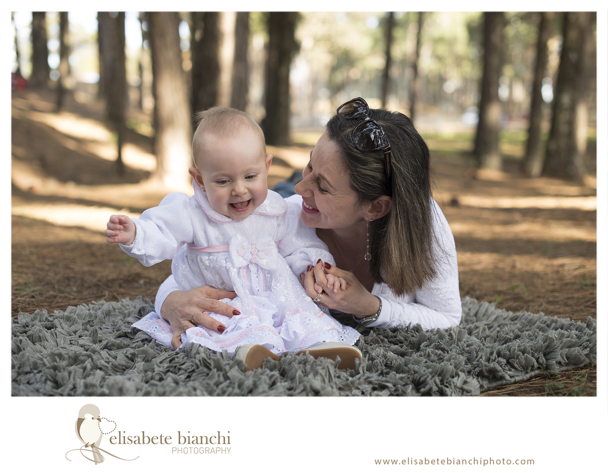 Sessão 6 meses ensaio fotográfico de bebê em externa Caxias do Sul