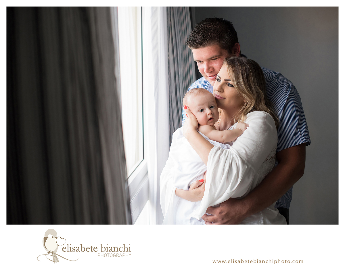 3 meses ensaio acompanhamento fotográfico bebê sessão trimestral Caxias do Sul família