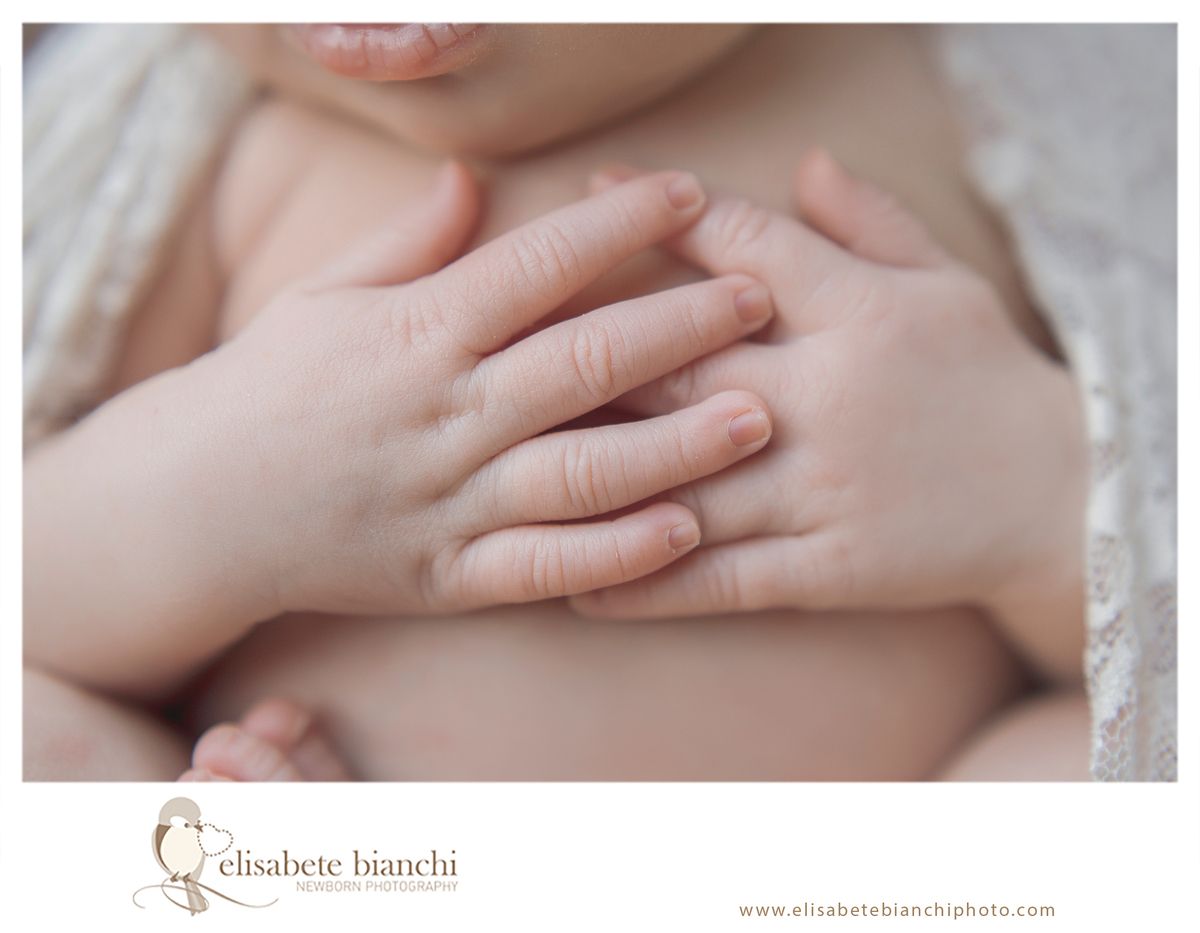 Detalhes do recém-nascido mãosensaio newborn Caxias do Sul