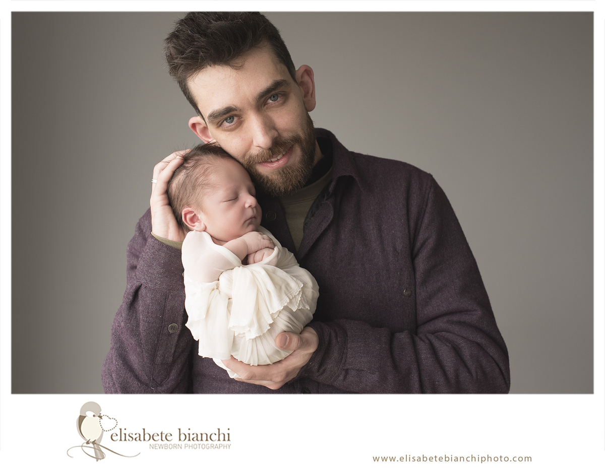 newborn presente ensaio recém nascido sessão fotográfica Caxias do Sul pai