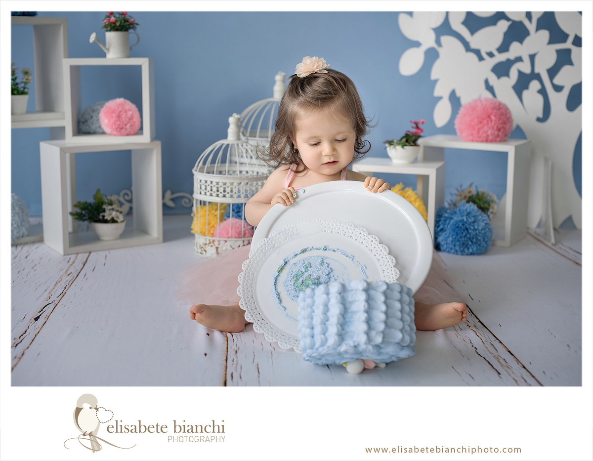 Smash the Cake ensaio esmaga o bolo 1 aninho sessão fotográfica fura bolo  1 ano acompanhamento bebê Caxias do Sul