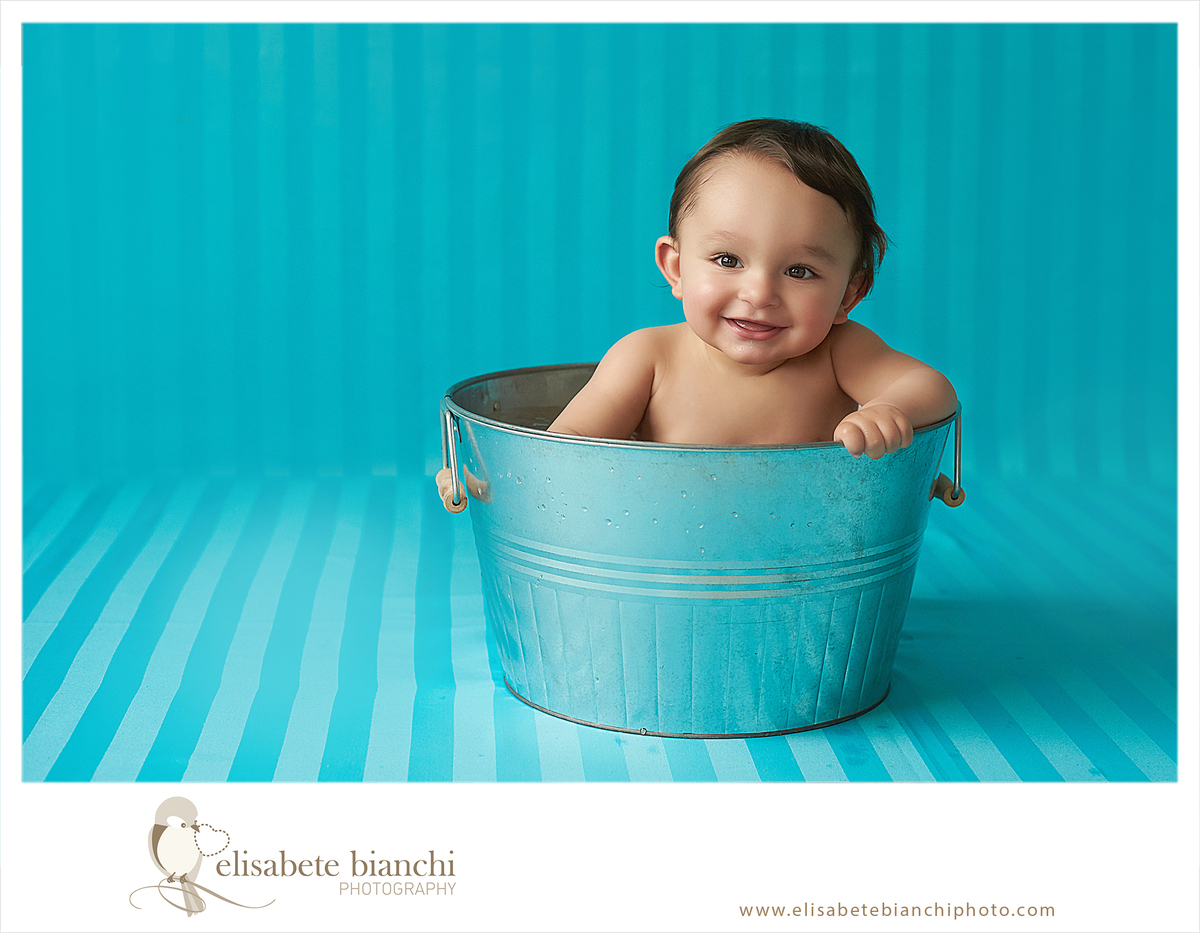 Cake Smash sessão de fotos 1 aninho banho tina ensaio de aniversário bebê Caxias do Sul