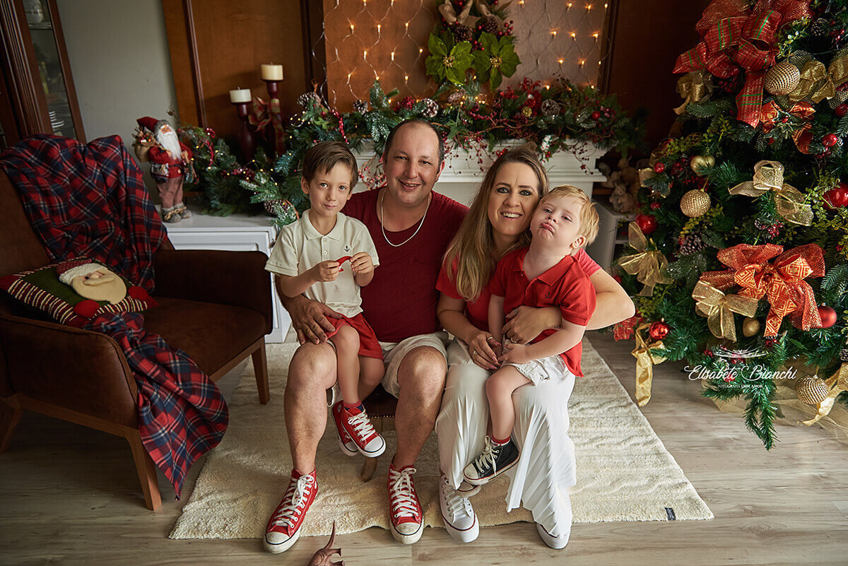 Família reunida no Natal, em Caxias do Sul - RS.