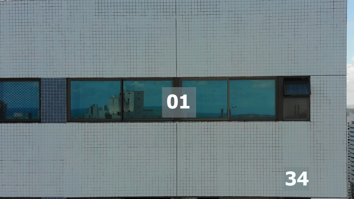 inspeção de fachada com drone