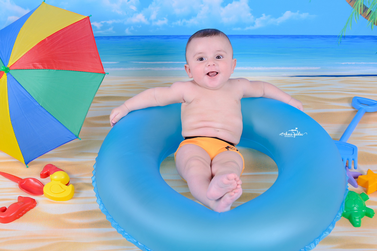 Bebê 6 meses - acompanhamento bebê 6 meses - acompanhamento bebê -ensaio bebê praia e verão