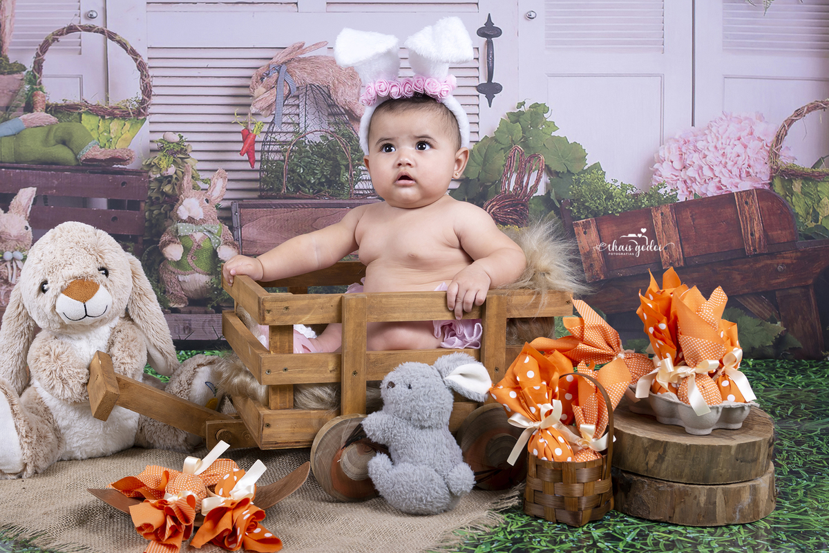 ensaio bebê 6meses, ensaio bebê páscoa