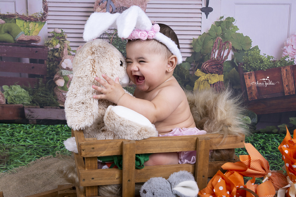 ensaio bebê 6meses, ensaio bebê páscoa