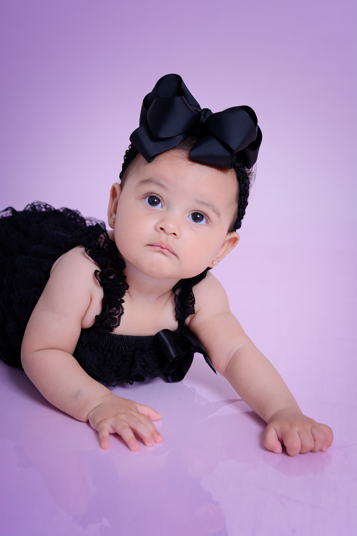 Ensaio clean bebê 8 meses. Meu primeiro pretinho básico