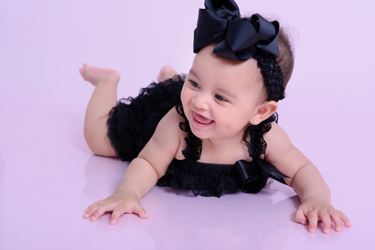 Ensaio clean bebê 8 meses. 