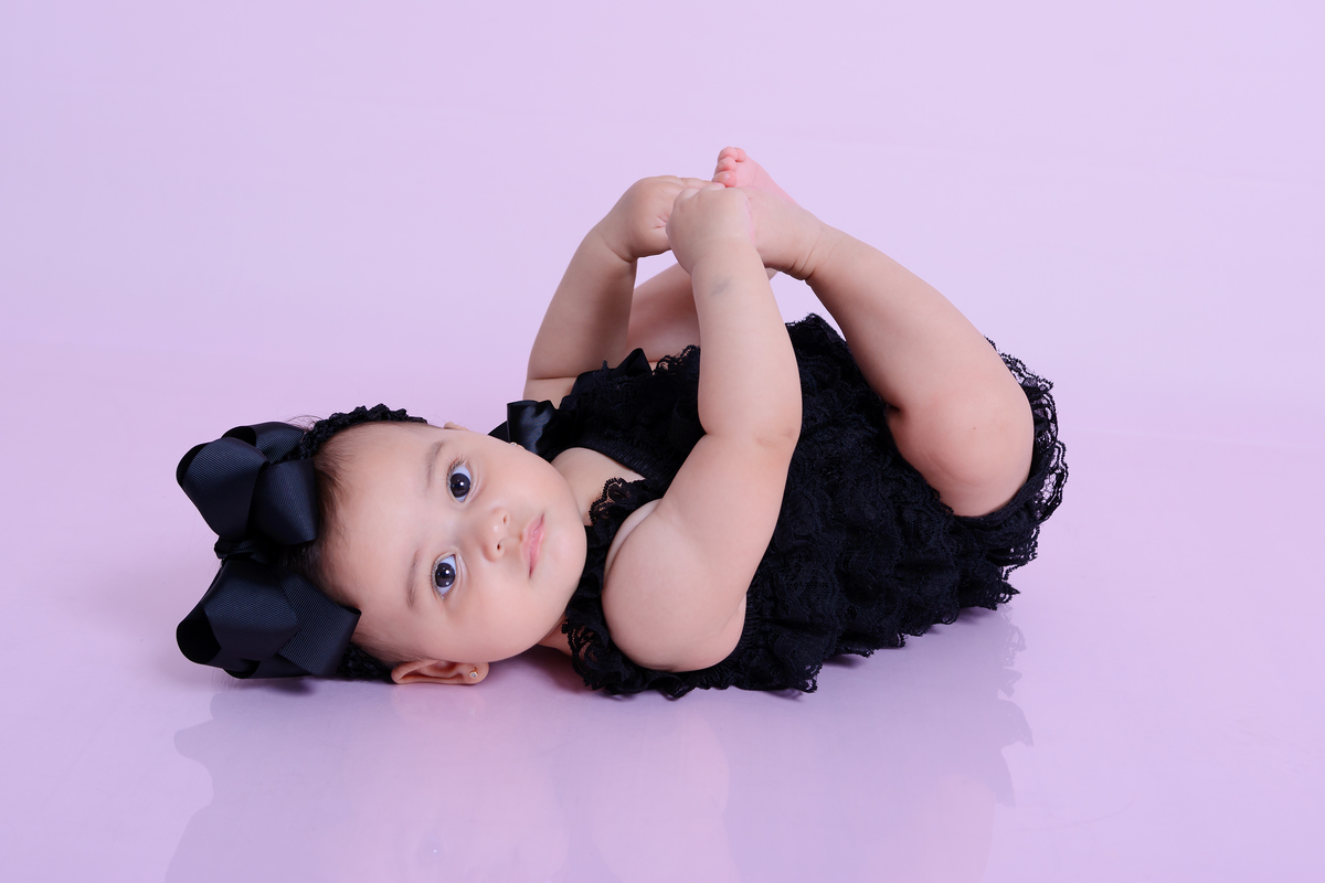 Ensaio clean bebê 8 meses. 