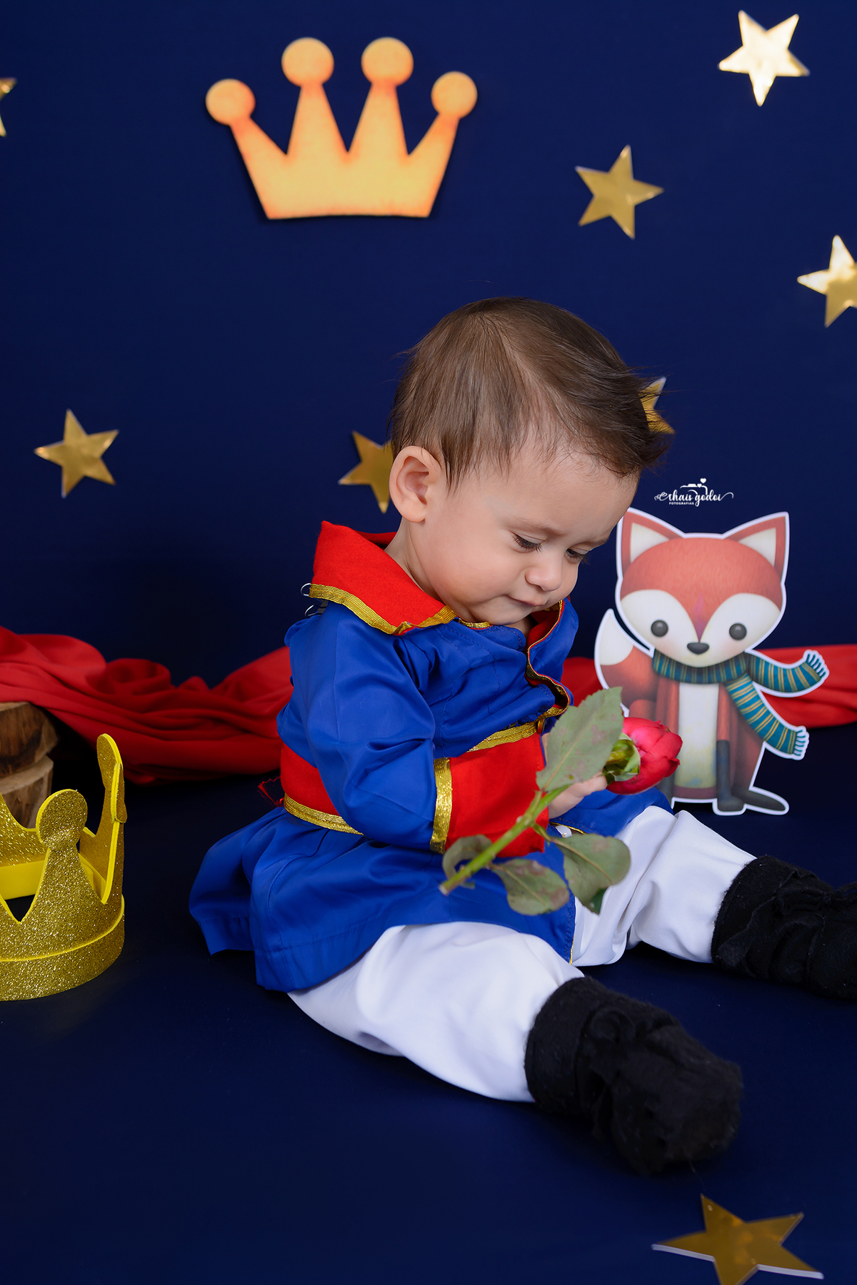 ensaio Pequeno Príncipe, ensaio mesversário menino, ensaio bebê menino, acompanhamento mensal em São Pedro-SP