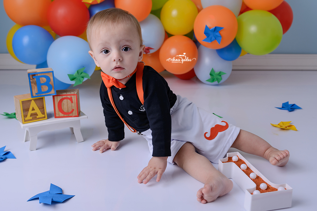 Ensaio Mundo Bita, ensaio de 1 aninho menino