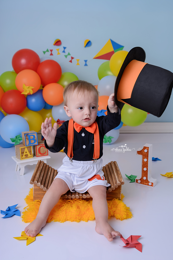 Ensaio Mundo Bita, ensaio de 1 aninho menino