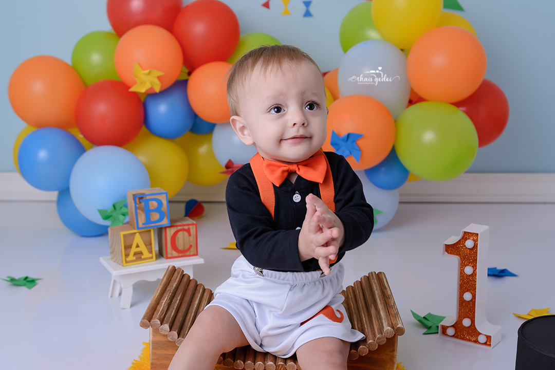 Ensaio Mundo Bita, ensaio de 1 aninho menino