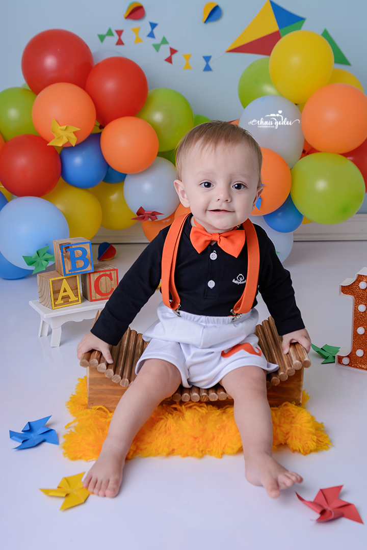 Ensaio Mundo Bita, ensaio de 1 aninho menino