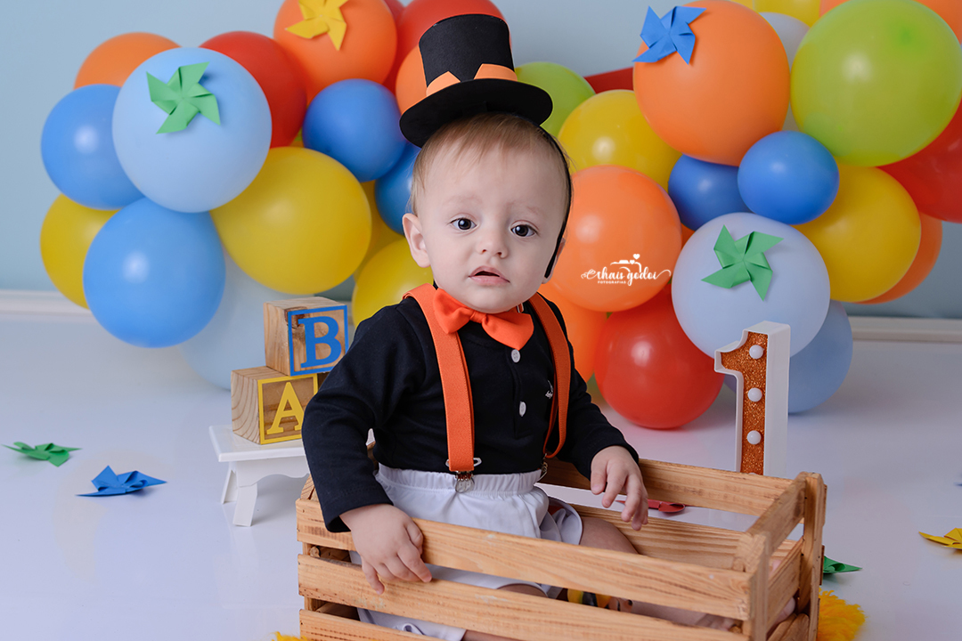 Ensaio Mundo Bita, ensaio de 1 aninho menino