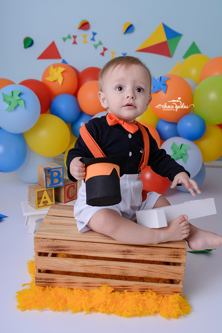 Ensaio Mundo Bita, ensaio de 1 aninho menino