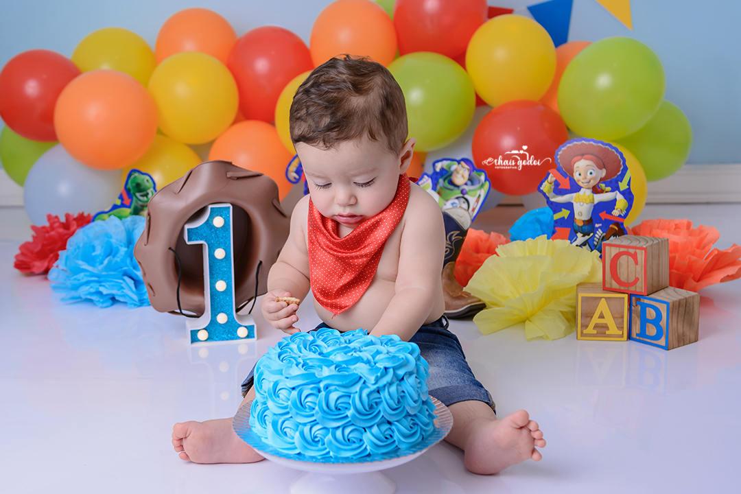 Smash the Cake Toy Story, ensaio Toy Story