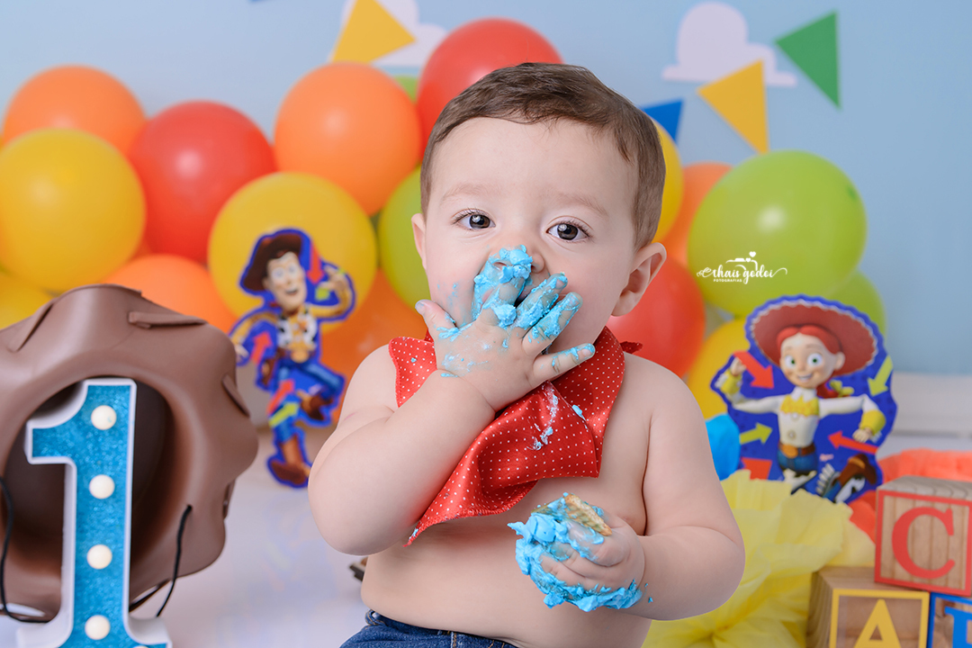 Smash the Cake Toy Story, ensaio Toy Story