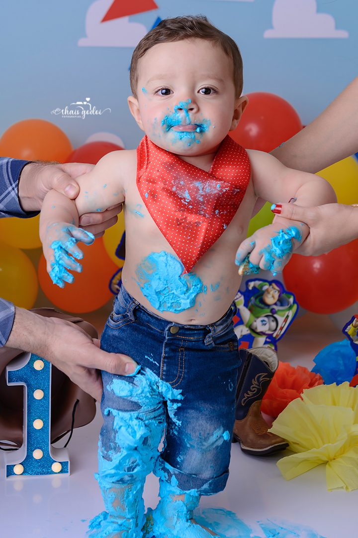 Smash the Cake Toy Story, ensaio Toy Story