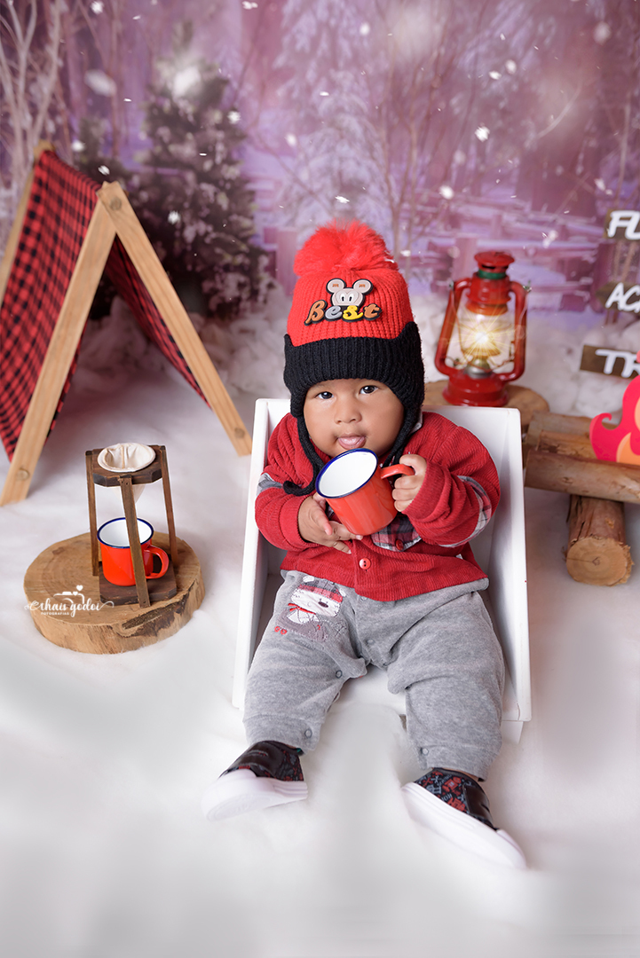 Ensaio de Inverno, mesversário menino, acompanhamento menino