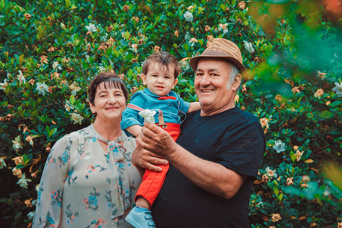 bebê com os avos 