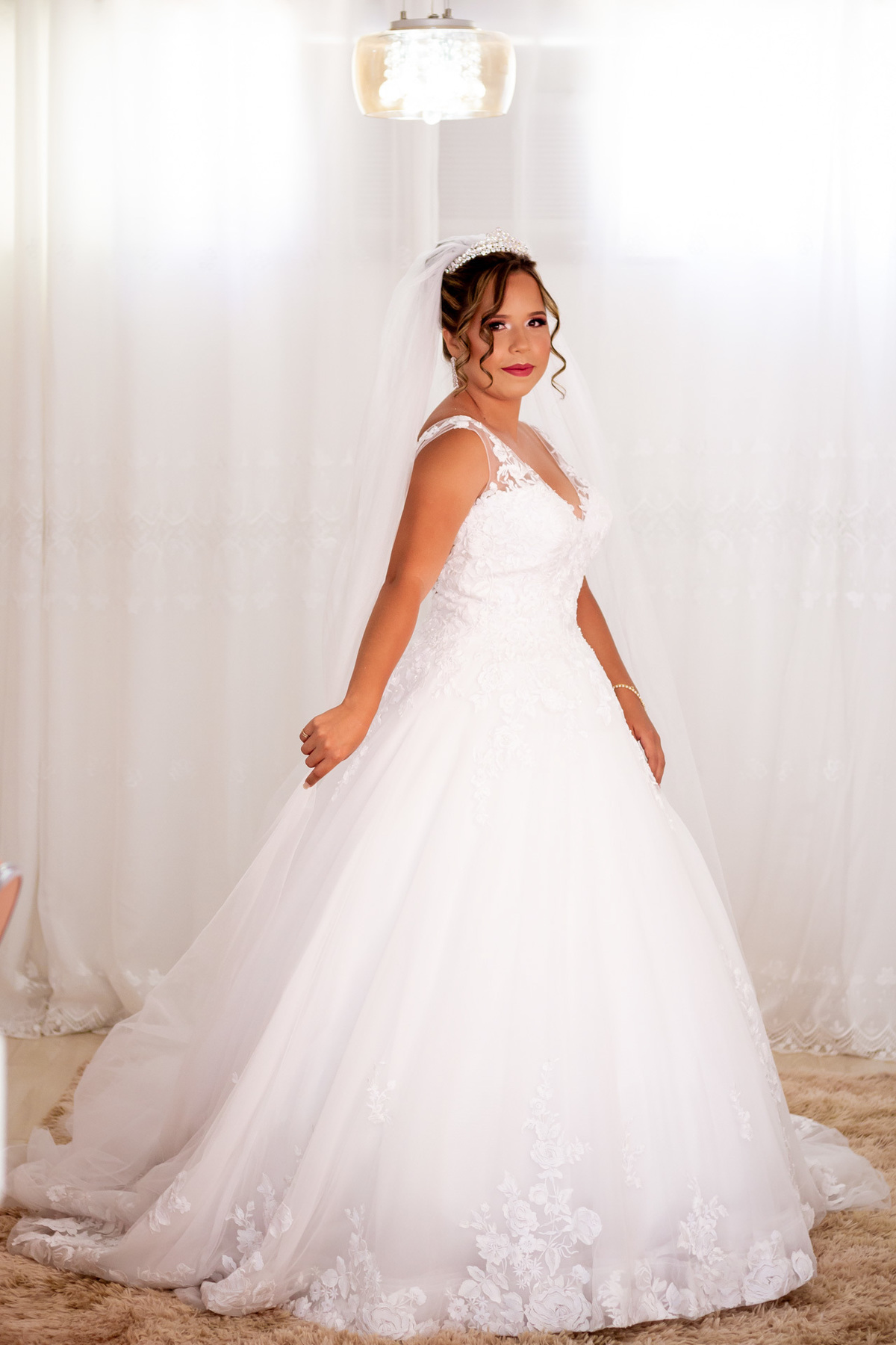 Fotografia de casamento no campo Angélica e Gabriel