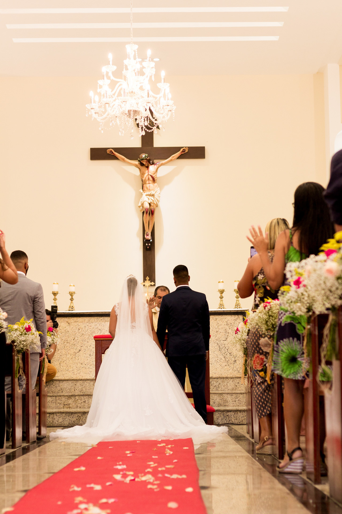 Fotografia de casamento no campo Angélica e Gabriel