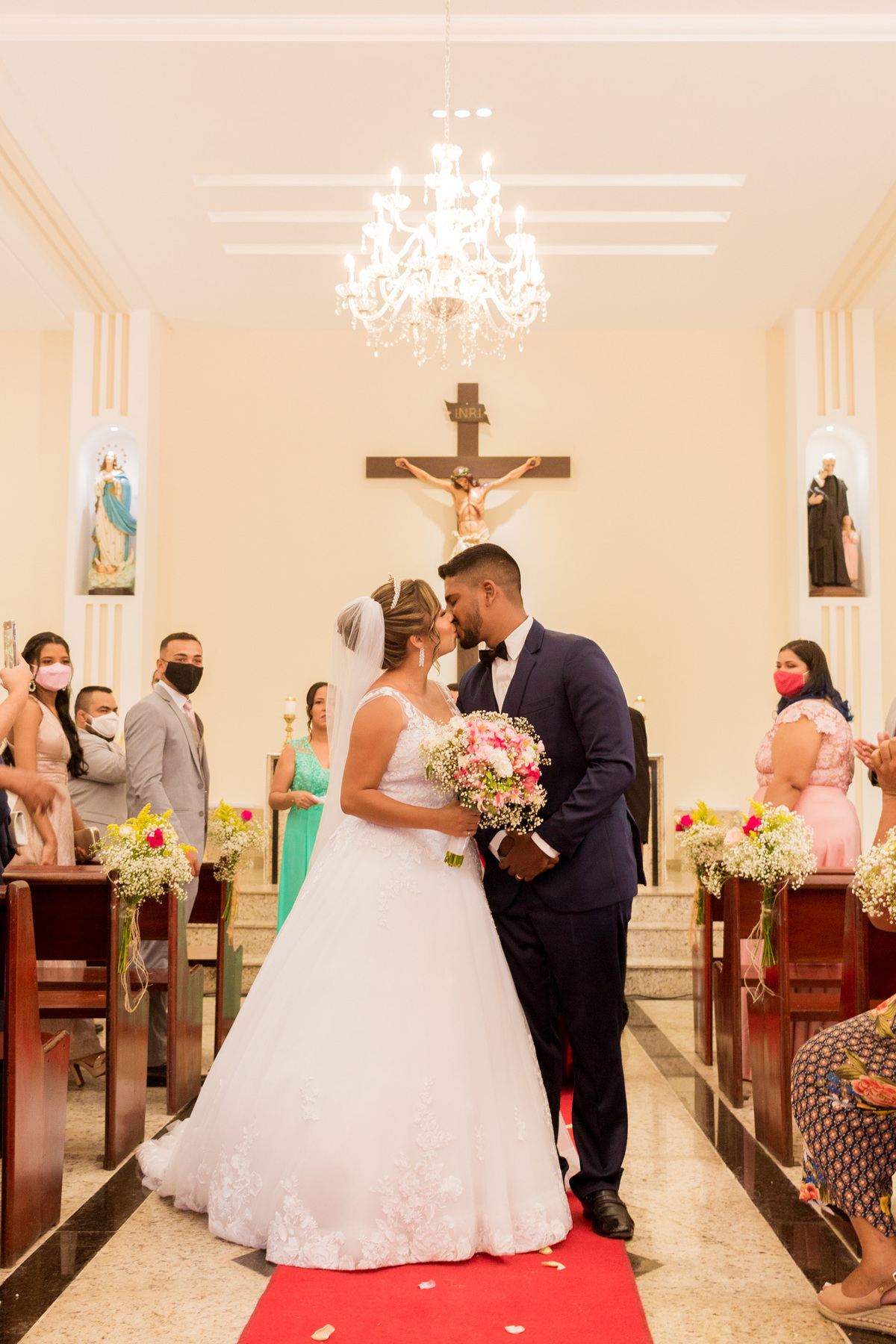 Fotografia de casamento no campo Angélica e Gabriel