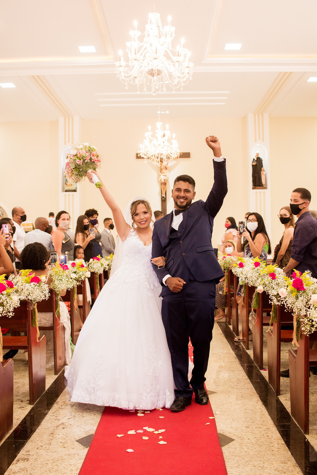 Fotografia de casamento no campo Angélica e Gabriel