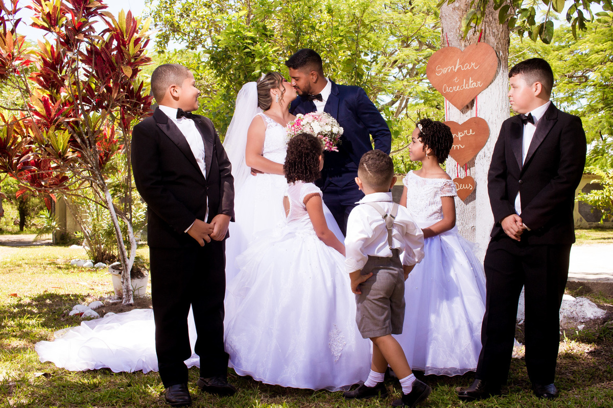 Fotografia de casamento no campo Angélica e Gabriel