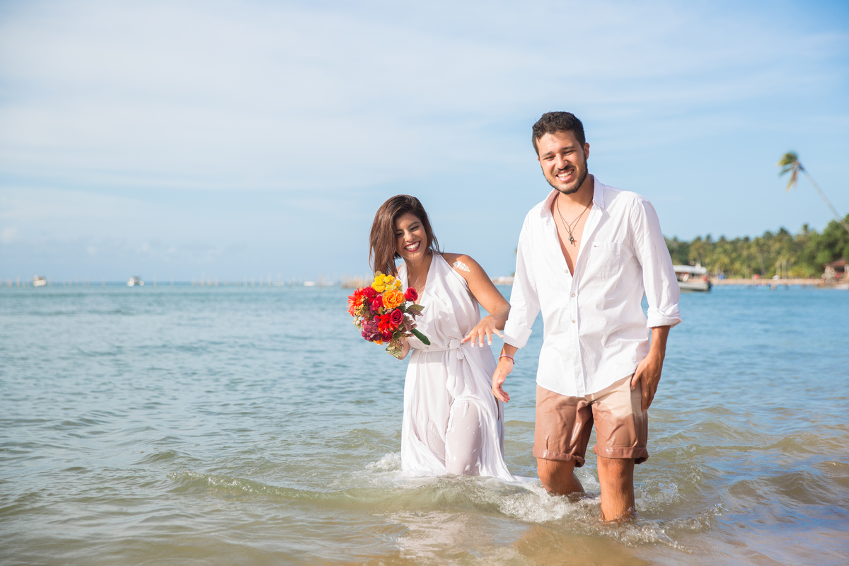 casamento em praia da Bahia