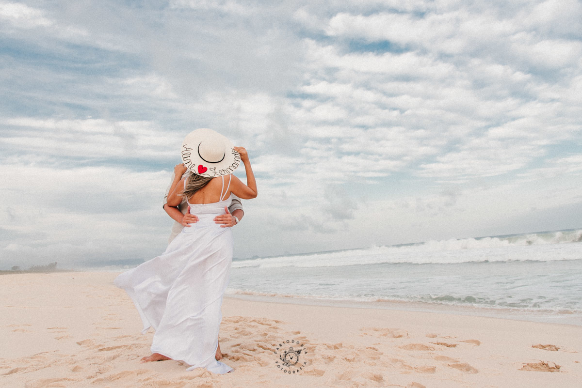 acessórios para ensaio externo pré wedding ilha 3 praia da reserva barra da tijuca Fabio Doria melhor fotógrafo da barra da tijuca
