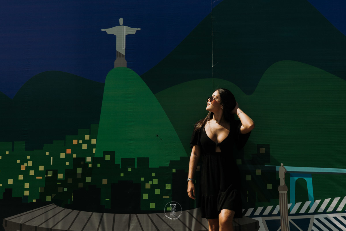 fabio doria o melhor Fotógrafo de ensaio do rio de janeiro fotógrafo de 15 anos e debutantes local Boulevard Olímpico centro estilo urbano street camisa do time vasco