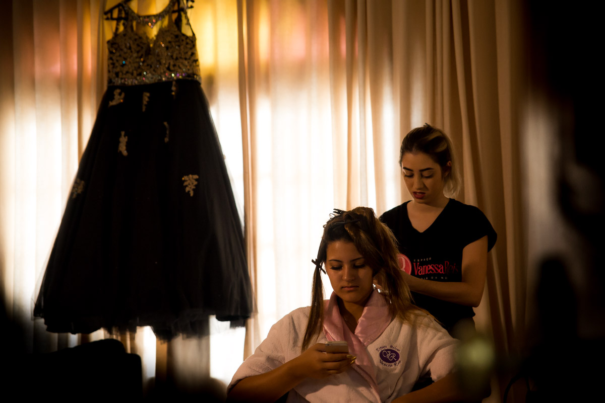 Making of da Giulliana, salão casa bonita