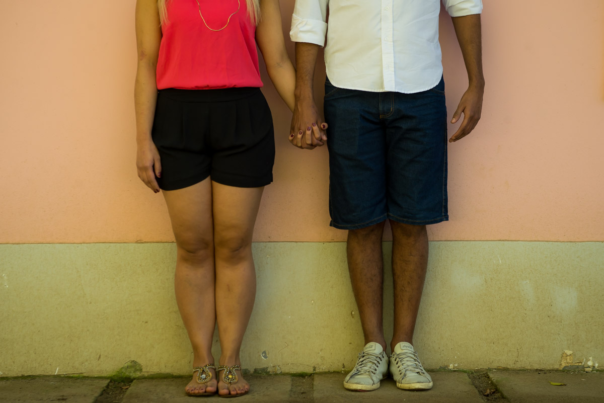 ensaio casal meio corpo