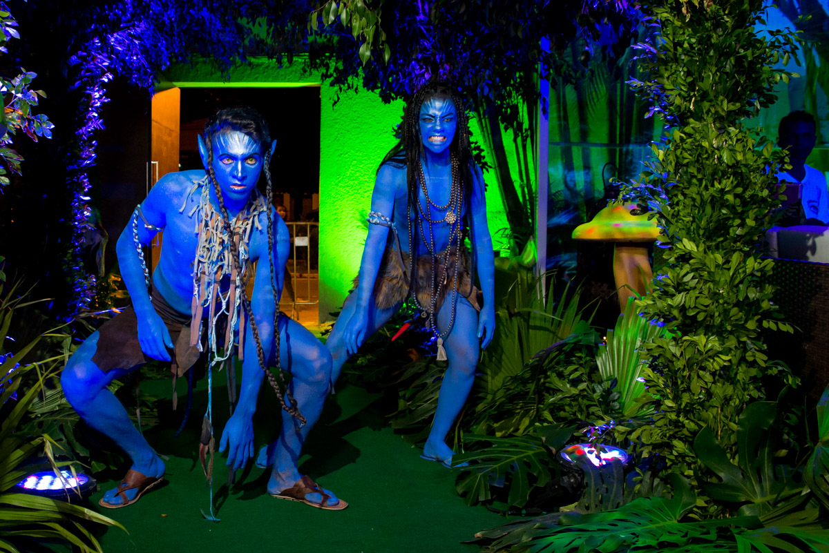 avatar personagens vivo festa de aniversário no salão iris bangu